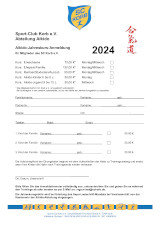 2023 Anmeldeformular Aikidokurse